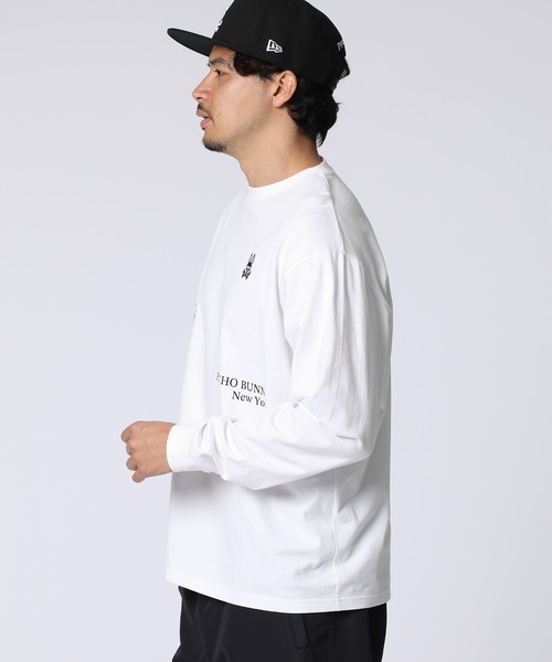 Psycho Bunny（サイコバニー）の「[WEB限定]ランダムグラフィック ロングスリーブTシャツ（Tシャツ/カットソー・メンズ・ホワイト/ブラック・X-LARGE/LARGE/MEDIUM/SMALL）」の16枚目の写真