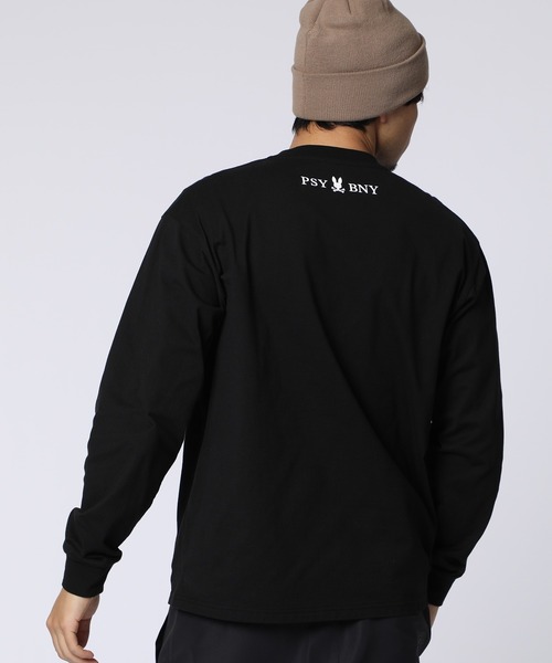 Psycho Bunny（サイコバニー）の「[WEB限定]ランダムグラフィック ロングスリーブTシャツ（Tシャツ/カットソー・メンズ・ホワイト/ブラック・X-LARGE/LARGE/MEDIUM/SMALL）」の7枚目の写真