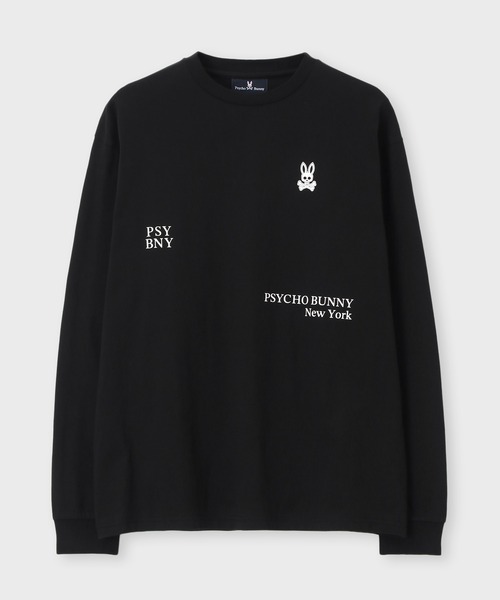Psycho Bunny（サイコバニー）の「[WEB限定]ランダムグラフィック ロングスリーブTシャツ（Tシャツ/カットソー・メンズ・ホワイト/ブラック・X-LARGE/LARGE/MEDIUM/SMALL）」の9枚目の写真