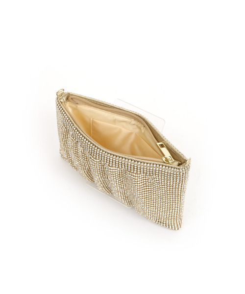 cache cache（カシュ カシュ）の「カシュカシュ cachecache / メタリックビーズスクエアミニショルダー（クラッチバッグ・レディース・ゴールド/シルバー/ブラック・FREE）」の14枚目の写真