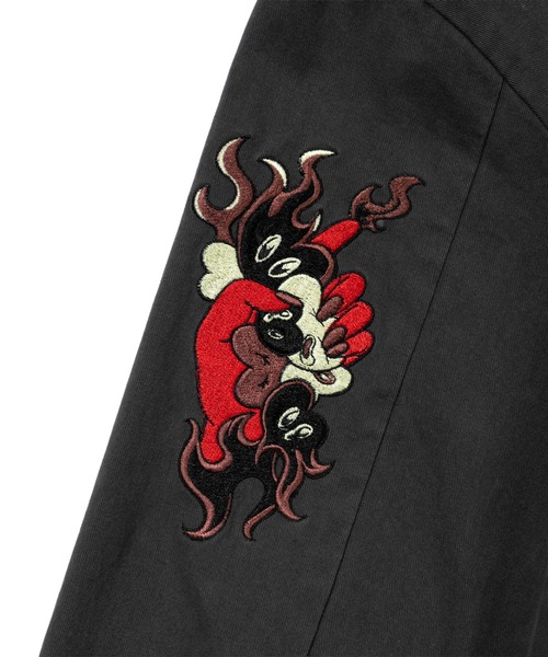 TXA(ティーエックスエー)の「田中かえ Embroidery Jacket(ブルゾン・メンズ・スミクロ/ライトグリーン系・1/3)」の10枚目の写真