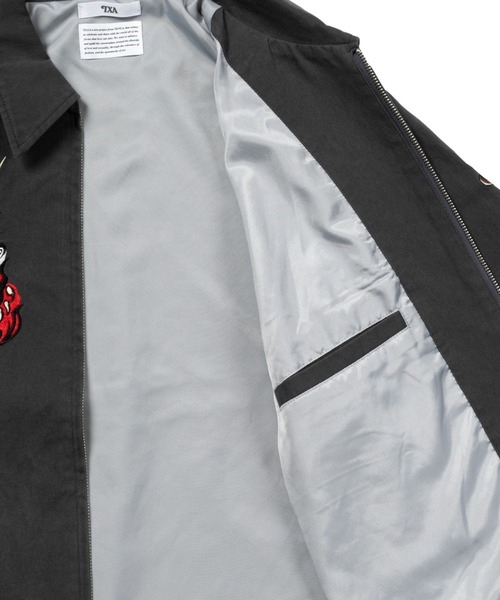 TXA(ティーエックスエー)の「田中かえ Embroidery Jacket(ブルゾン・メンズ・スミクロ/ライトグリーン系・1/3)」の11枚目の写真