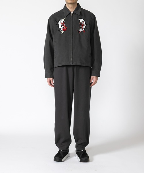 TXA(ティーエックスエー)の「田中かえ Embroidery Jacket(ブルゾン・メンズ・スミクロ/ライトグリーン系・1/3)」の21枚目の写真