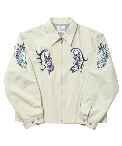 田中かえ Embroidery Jacket（ブルゾン）｜TXA（ティーエックスエー