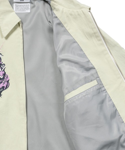 TXA(ティーエックスエー)の「田中かえ Embroidery Jacket(ブルゾン・メンズ・スミクロ/ライトグリーン系・1/3)」の20枚目の写真