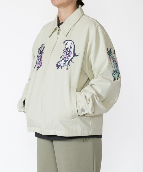 田中かえ Embroidery Jacket（ブルゾン）｜TXA（ティーエックスエー