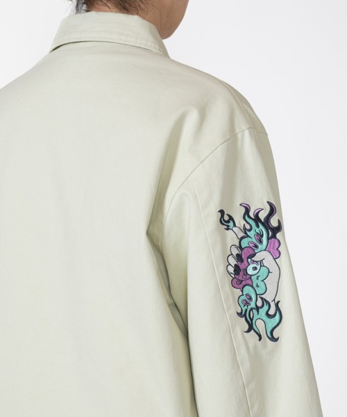 田中かえ Embroidery Jacket（ブルゾン）｜TXA（ティーエックスエー