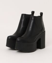 【YOSUKE】厚底リブソールサイドゴアブーツ 2601187