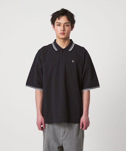 CITEN(シテン)の「<CITEN>ラインカノコポロシャツ(ポロシャツ・メンズ・ホワイト/ワインレッド/ネイビー・L/M/S)」の8枚目の写真