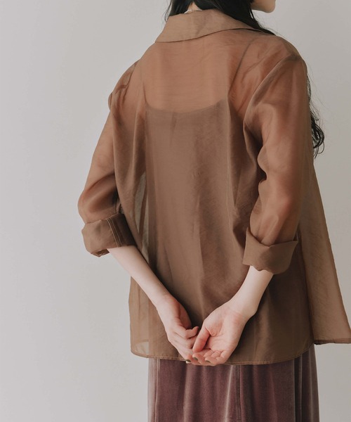 kaene（カエン）の「シアージャケットセットベロアドレス【結婚式 二次会 同窓会 成人式 パーティードレス】（ドレス・レディース・ブラック/ブラウン・M/S）」の16枚目の写真