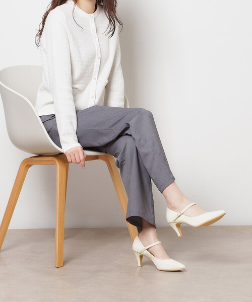 ESPERANZA(エスペランサ)の「ラメパイピングストラップパンプス(パンプス・レディース・グレー系2/アイボリー系2/ブラウン系8/ブラック系2・23.0cm/22.5cm/24.5cm/24.0cm/23.5cm)」の6枚目の写真
