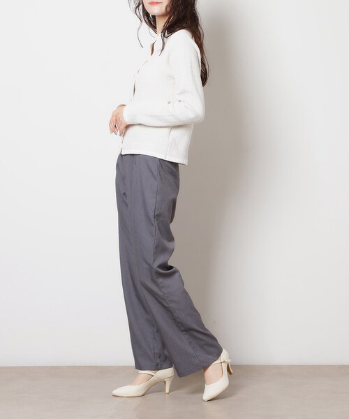 ESPERANZA(エスペランサ)の「ラメパイピングストラップパンプス(パンプス・レディース・グレー系2/アイボリー系2/ブラウン系8/ブラック系2・23.0cm/22.5cm/24.5cm/24.0cm/23.5cm)」の7枚目の写真