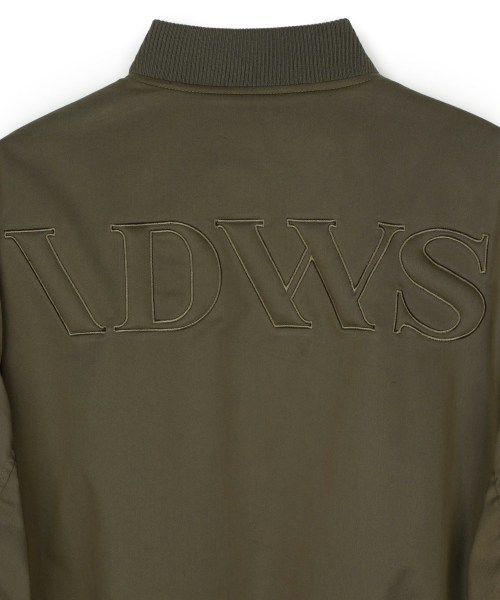 IDWS(アイドンワナセル)の「Circle Shirring Logo Ma-1 Khaki(ブルゾン・レディース・その他・0/2/1)」の8枚目の写真