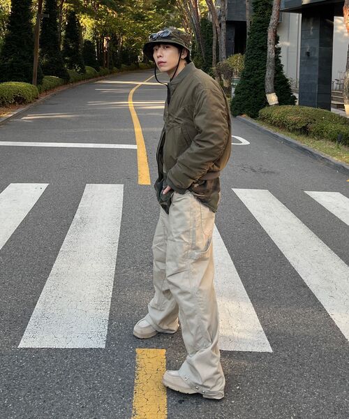 IDWS(アイドンワナセル)の「Circle Shirring Logo Ma-1 Khaki(ブルゾン・レディース・その他・0/2/1)」の18枚目の写真