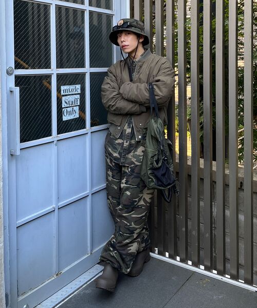 IDWS(アイドンワナセル)の「Circle Shirring Logo Ma-1 Khaki(ブルゾン・レディース・その他・0/2/1)」の19枚目の写真