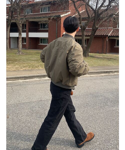 IDWS(アイドンワナセル)の「Circle Shirring Logo Ma-1 Khaki(ブルゾン・レディース・その他・0/2/1)」の20枚目の写真