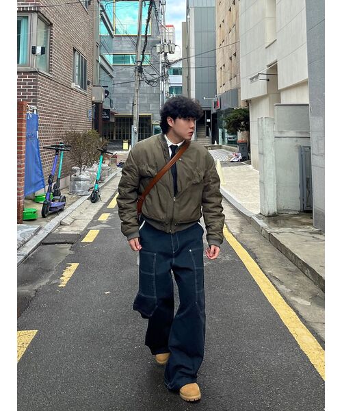IDWS(アイドンワナセル)の「Circle Shirring Logo Ma-1 Khaki(ブルゾン・レディース・その他・0/2/1)」の21枚目の写真