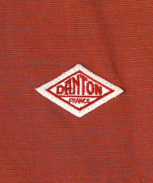 DANTON(ダントン)の「DANTON | コットンリネン スリーブレスシャツワンピース WOMEN(シャツワンピース・レディース・オレンジ/ブラック・36)」の19枚目の写真