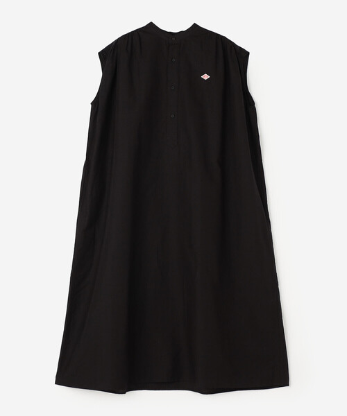 DANTON(ダントン)の「DANTON | コットンリネン スリーブレスシャツワンピース WOMEN(シャツワンピース・レディース・オレンジ/ブラック・36)」の21枚目の写真