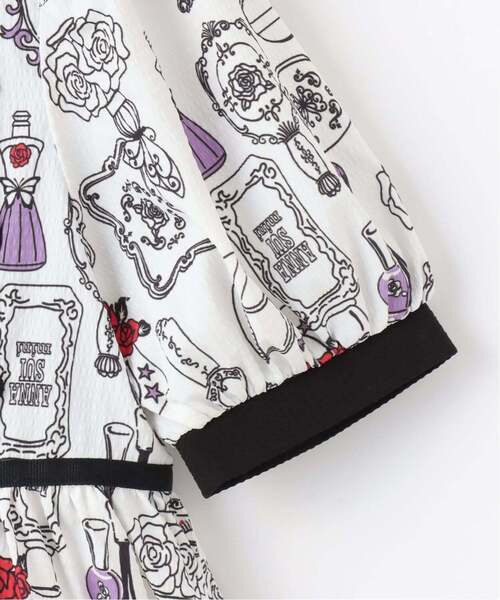 ANNA SUI mini(アナスイ・ミニ)の「主役級コスメ柄ワンピース【接触冷感・吸水速乾・UVカット】(ワンピース・キッズ・ホワイト・130cm/120cm/160cm/150cm/140cm)」の11枚目の写真