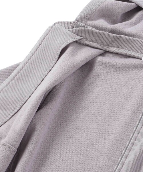 BeBe（ベベ）の「【抗菌防臭・UVカット】ミラノリブワッペン付きフード長袖ZIPカーディガン(90~130cm)（パーカー・キッズ・ネイビー/グレー・S/M/L/XS）」の18枚目の写真