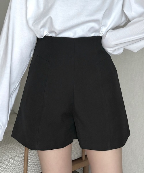 Cham.(チャム)の「シンプルショートパンツ(その他パンツ・レディース・ブラウン/ブラック・M/L)」の8枚目の写真