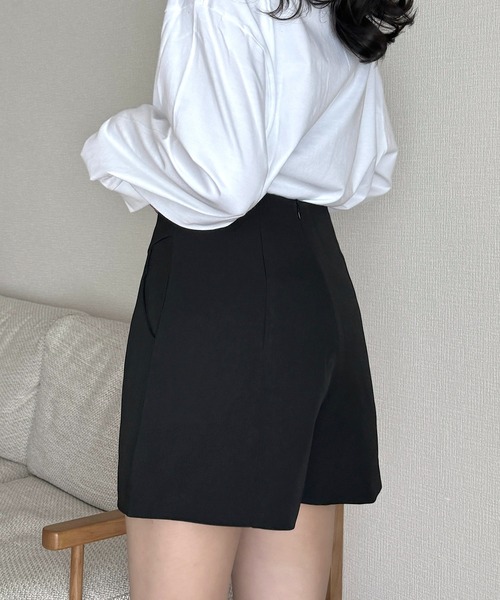 Cham.(チャム)の「シンプルショートパンツ(その他パンツ・レディース・ブラウン/ブラック・M/L)」の11枚目の写真