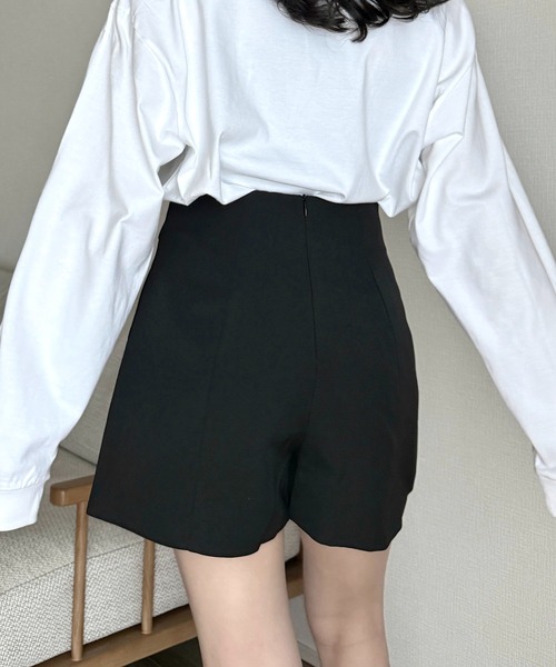 Cham.(チャム)の「シンプルショートパンツ(その他パンツ・レディース・ブラウン/ブラック・M/L)」の13枚目の写真