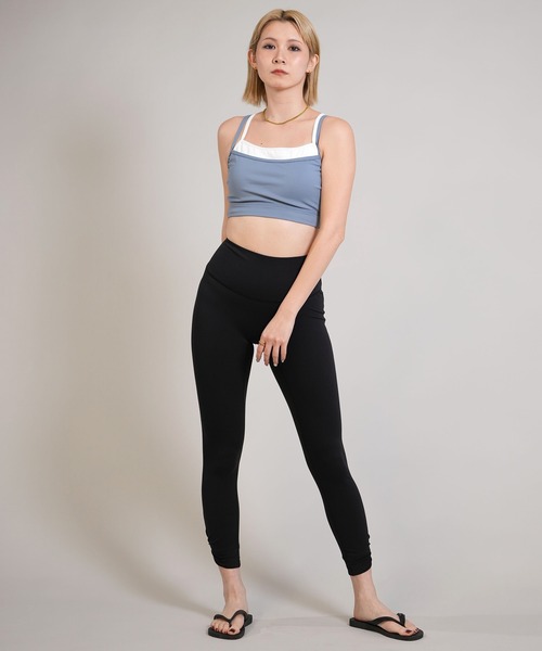 Ungrid(アングリッド)の「Ungrid/アングリッド ブラトップ レイヤード パット付き UVカット 水陸両用 セットアップ対応 560101 UT(タンクトップ・レディース・グリーン/ブラック/ブルー・M/L)」の22枚目の写真