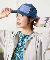 Jocomomola（ホコモモラ）の「パッチレース切り替えデザインキャップ（ニットキャップ/ビーニー）」