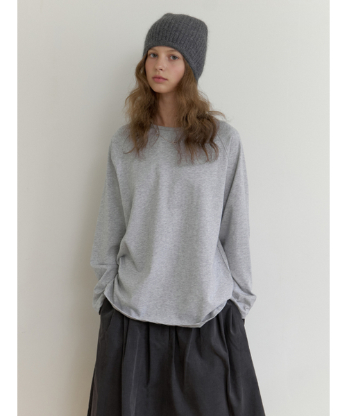 Basin raglan t-shirt (gray)