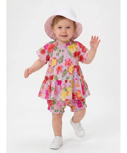 HAKKA BABY（ハッカベビー）の「[ベビー]リバーシブルハット（ハット・キッズ・オフホワイト・4S/XXX-SMALL）」の4枚目の写真