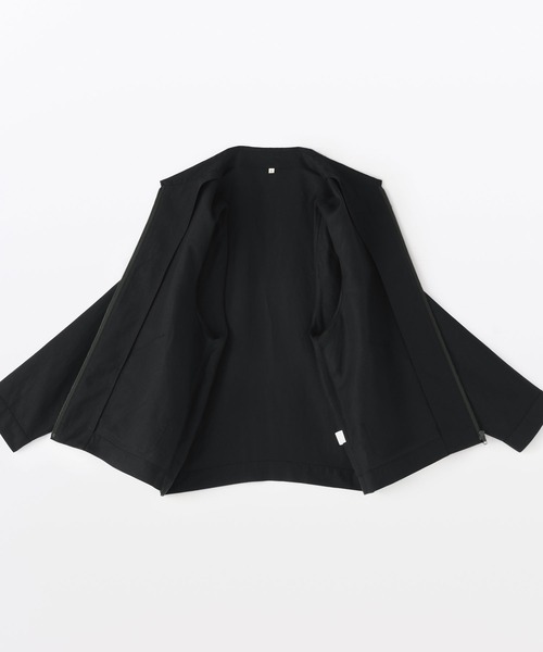 MUJI Labo〕紳士 リネンリヨセル ジップアップワークシャツ（シャツ
