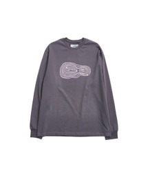 999HUMANITY（999ヒューマニティ）の「コウゾン ロングスリーブTシャツ (チャコール)（Tシャツ/カットソー）」