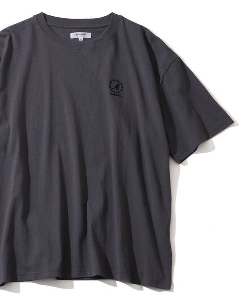KANGOL（カンゴール）の「【KANGOL/カンゴール】別注 ワンポイント刺繍 半袖Tシャツ（Tシャツ/カットソー・メンズ・ベージュ/ホワイト系1/ホワイト系その他2/ブラック/グレー系その他/グレー系その他2/グレー/グリーン系1/ベージュ系1/ライトグレー系1/ブラック系1/グレー系1/ネイビー系1/グリーン/ライトグレー/ホワイト系その他/ホワイト/ネイビー・XL/L/M/S）」の13枚目の写真