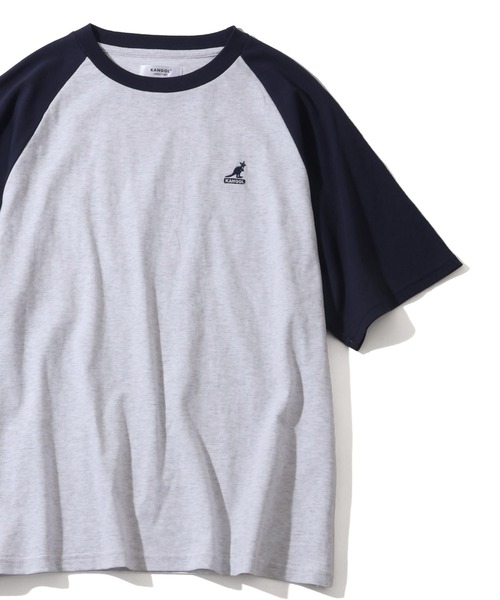 KANGOL（カンゴール）の「【KANGOL/カンゴール】別注 ワンポイント刺繍 半袖Tシャツ（Tシャツ/カットソー・メンズ・ベージュ/ホワイト系1/ホワイト系その他2/ブラック/グレー系その他/グレー系その他2/グレー/グリーン系1/ベージュ系1/ライトグレー系1/ブラック系1/グレー系1/ネイビー系1/グリーン/ライトグレー/ホワイト系その他/ホワイト/ネイビー・XL/L/M/S）」の10枚目の写真