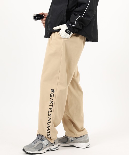 FUNALIVE(ファンアライブ)の「ストレッチ ロゴ ストレートパンツ(チノパンツ・メンズ・ブラック/ベージュ/グレー/ネイビー・LL/M/L)」の4枚目の写真