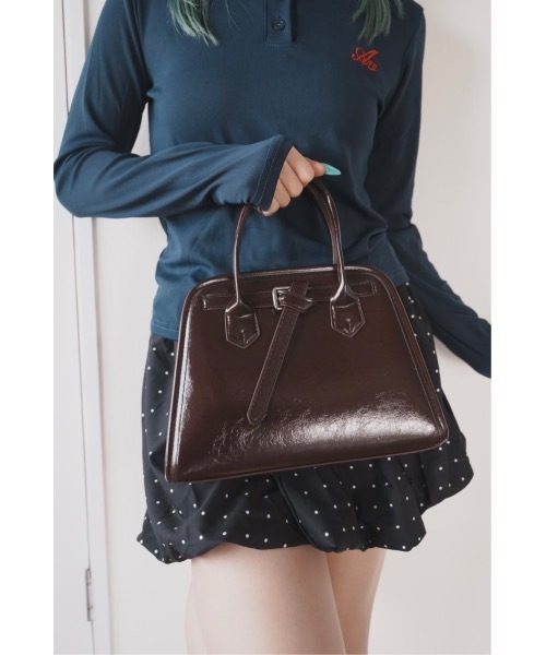 SALTMINT（ソルトミント）の「2WAY ショルダーハンドバッグ（ハンドバッグ・レディース・ブラック/ダークブラウン/ベージュ・FREE）」の4枚目の写真