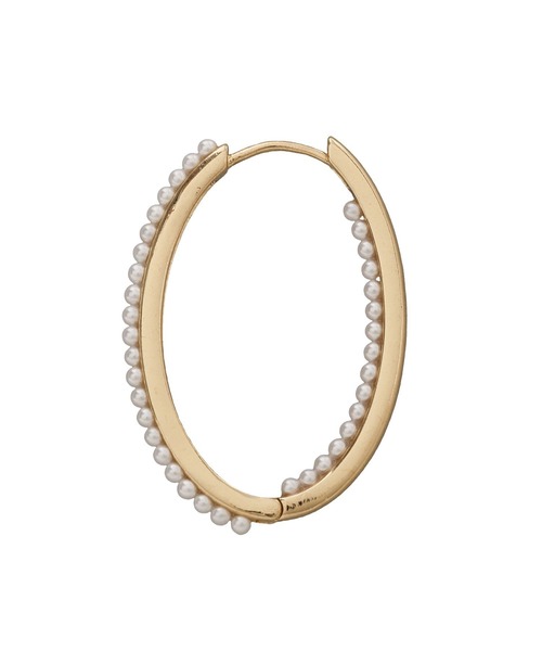 Green　Parks（グリーンパークス）の「パールラインワンタッチピアス（ピアス（両耳用）・レディース・シルバー/ゴールド・FREE）」の5枚目の写真