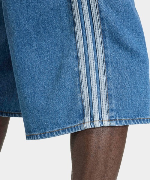 adidas(アディダス)の「adidas/アディダス サイドラインデニムハーフパンツ ジーパン ジーンズ ショートパンツ ショーツ 2026年 夏 夏服(デニムパンツ・メンズ・ブラック/ブルー・32inch/30inch/28inch/34inch/36inch)」の21枚目の写真