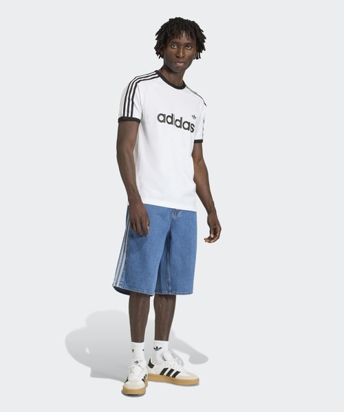adidas(アディダス)の「adidas/アディダス サイドラインデニムハーフパンツ ジーパン ジーンズ ショートパンツ ショーツ 2026年 夏 夏服(デニムパンツ・メンズ・ブラック/ブルー・32inch/30inch/28inch/34inch/36inch)」の20枚目の写真