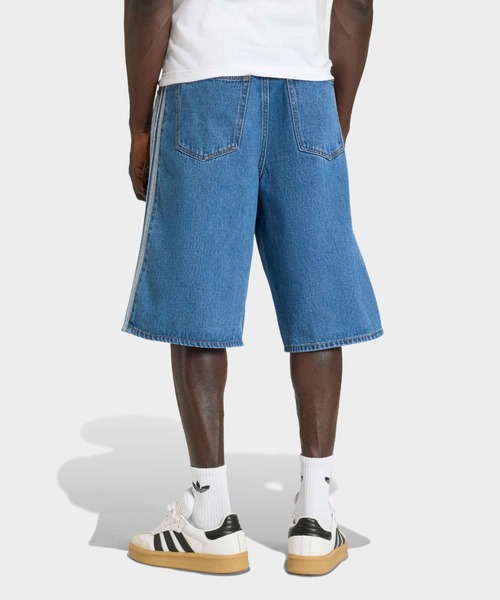 adidas(アディダス)の「adidas/アディダス サイドラインデニムハーフパンツ ジーパン ジーンズ ショートパンツ ショーツ 2026年 夏 夏服(デニムパンツ・メンズ・ブラック/ブルー・32inch/30inch/28inch/34inch/36inch)」の19枚目の写真