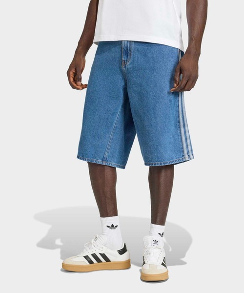 adidas(アディダス)の「adidas/アディダス サイドラインデニムハーフパンツ ジーパン ジーンズ ショートパンツ ショーツ 2026年 夏 夏服(デニムパンツ・メンズ・ブラック/ブルー・32inch/30inch/28inch/34inch/36inch)」の18枚目の写真