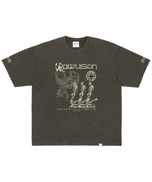 S.I WASHED T-SHIRT - WASHED CHARCOAL