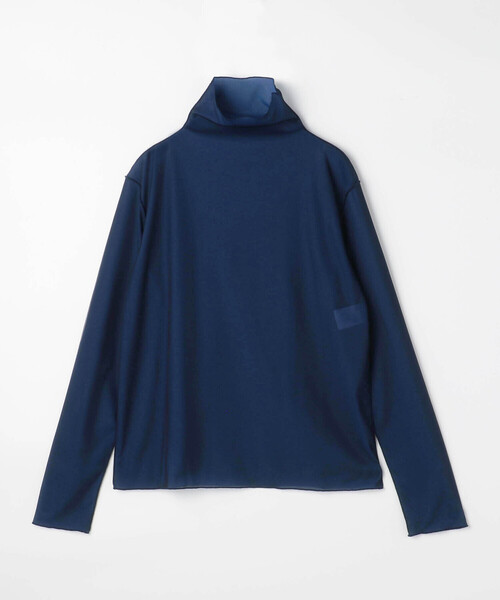 COMME CA（コムサ）の「〔 Sサイズ 〕 ソフトチュール×ウーリー分繊トリコット広巾 プルオーバー（Tシャツ/カットソー・レディース・チャコール・5号）」の7枚目の写真