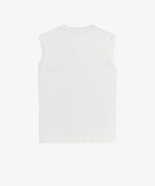 FRED PERRY(フレッドペリー)の「Peached Jersey Tank/ピーチ加工ジャージータンクトップ(Tシャツ/カットソー・レディース・ホワイト・10)」の5枚目の写真