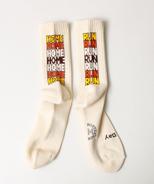 ROSTER SOX（ロスターソックス）の「【ROSTER SOX/ロスターソックス】HOME RUN（ソックス/靴下・メンズ・ホワイト系その他2/ベージュ系その他/ブラック系その他・FREE）」の3枚目の写真