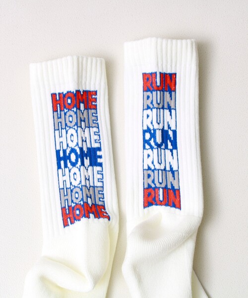 ROSTER SOX（ロスターソックス）の「【ROSTER SOX/ロスターソックス】HOME RUN（ソックス/靴下・メンズ・ホワイト系その他2/ベージュ系その他/ブラック系その他・FREE）」の4枚目の写真