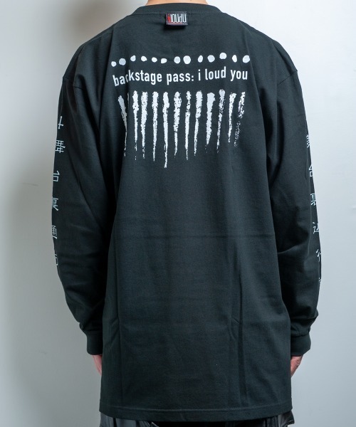 BACKSTAGE PASS(バックステージパス)の「【黒野京×BACKSTAGE PASS コラボ】BARBED ピグメント加工 オーバーサイズ ロンT(Tシャツ/カットソー・メンズ・ライトグレー/ブラック/ダークグレー・FREE)」の5枚目の写真