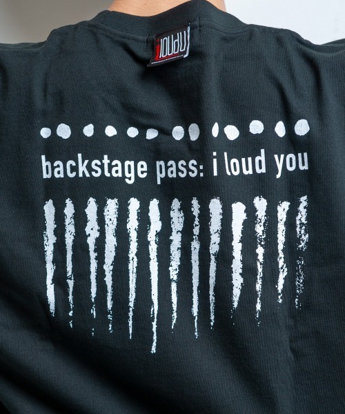 BACKSTAGE PASS(バックステージパス)の「【黒野京×BACKSTAGE PASS コラボ】BARBED ピグメント加工 オーバーサイズ ロンT(Tシャツ/カットソー・メンズ・ライトグレー/ブラック/ダークグレー・FREE)」の8枚目の写真